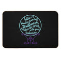 Madame Leota Inspired Crystal Ball Version 2  Non-Slip Bath Mat
