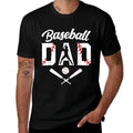 Baseball Dad Fathers Day Baseball Player Lover for Daddy  Versatile T-Shirt