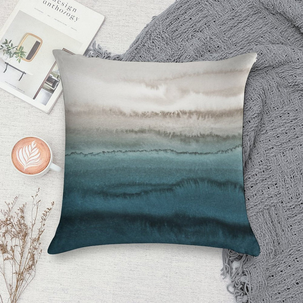 WITHIN THE TIDES - CRASHING WAVES Soft Hidden Zipper Throw Pillow