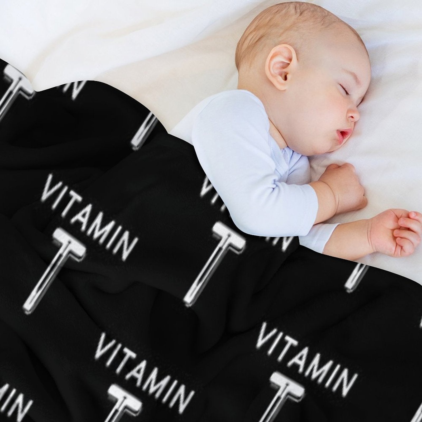 Trans Vitamin T Shrink-resistant Throw Blanket