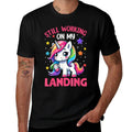 Still Working On My Landing Injury Broken Arm Cute Unicorn  Summer-ready Fabric T-Shirt