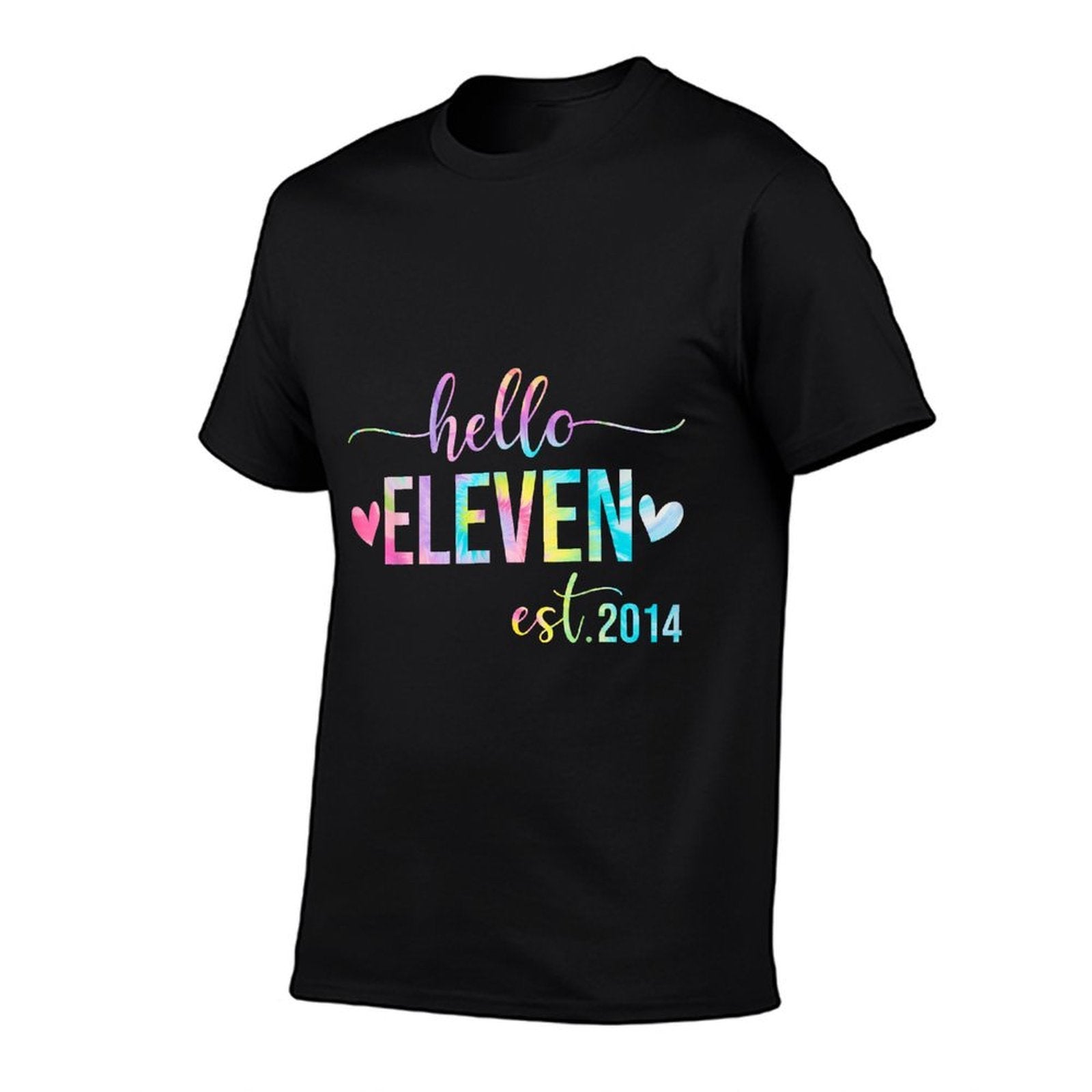 Hello Eleven Est 2014 11 Years Old 11th Birthday Girls Boys  Affordable Price T-Shirt