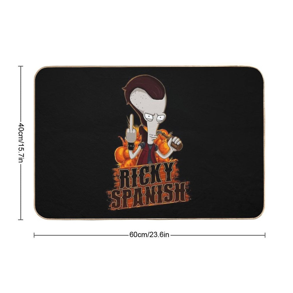 Ricky Spanish Durable Bath Mat
