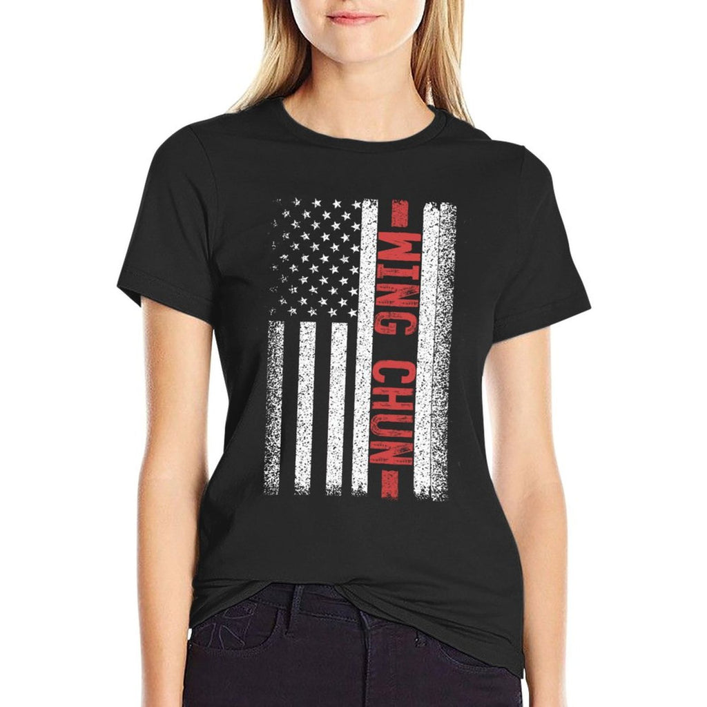 Wing Chun American 4th of July Comfortable T-Shirt