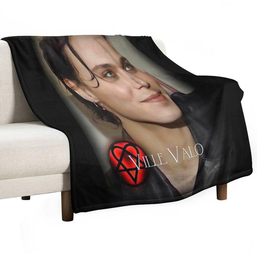 HIM- Ville_Valo_young_ Lightweight Throw Blanket