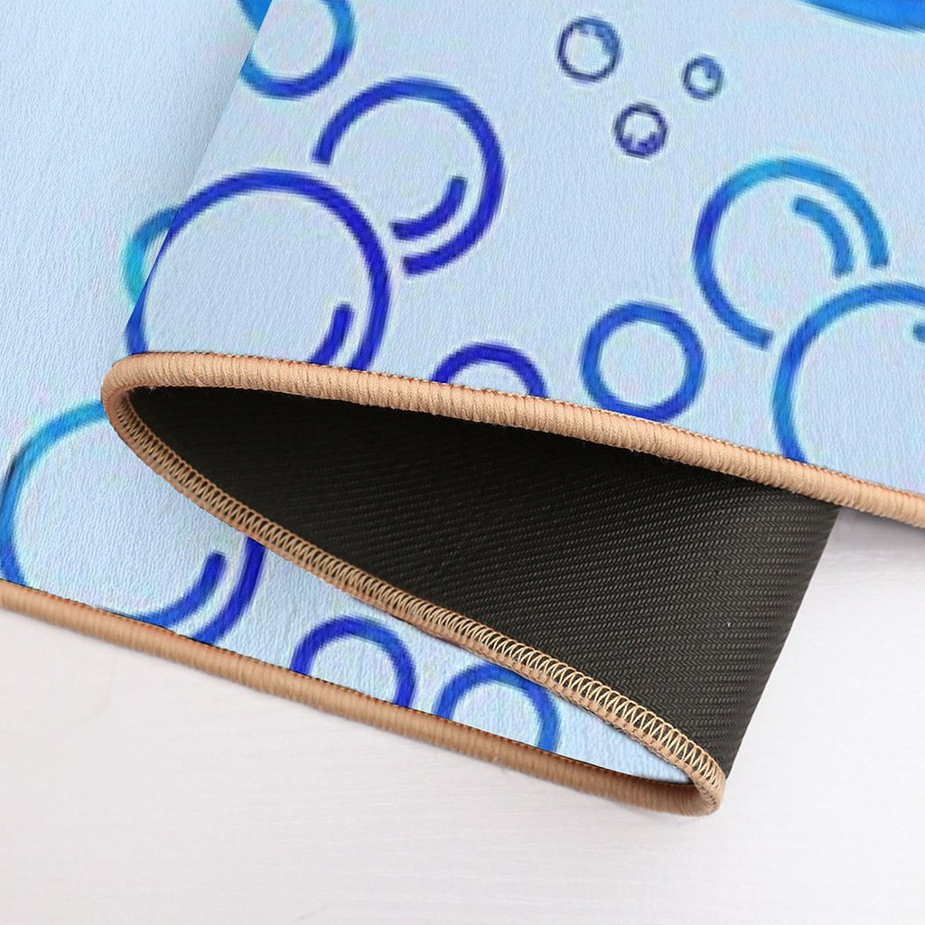 Bubble Blues  Odorless Bath Mat