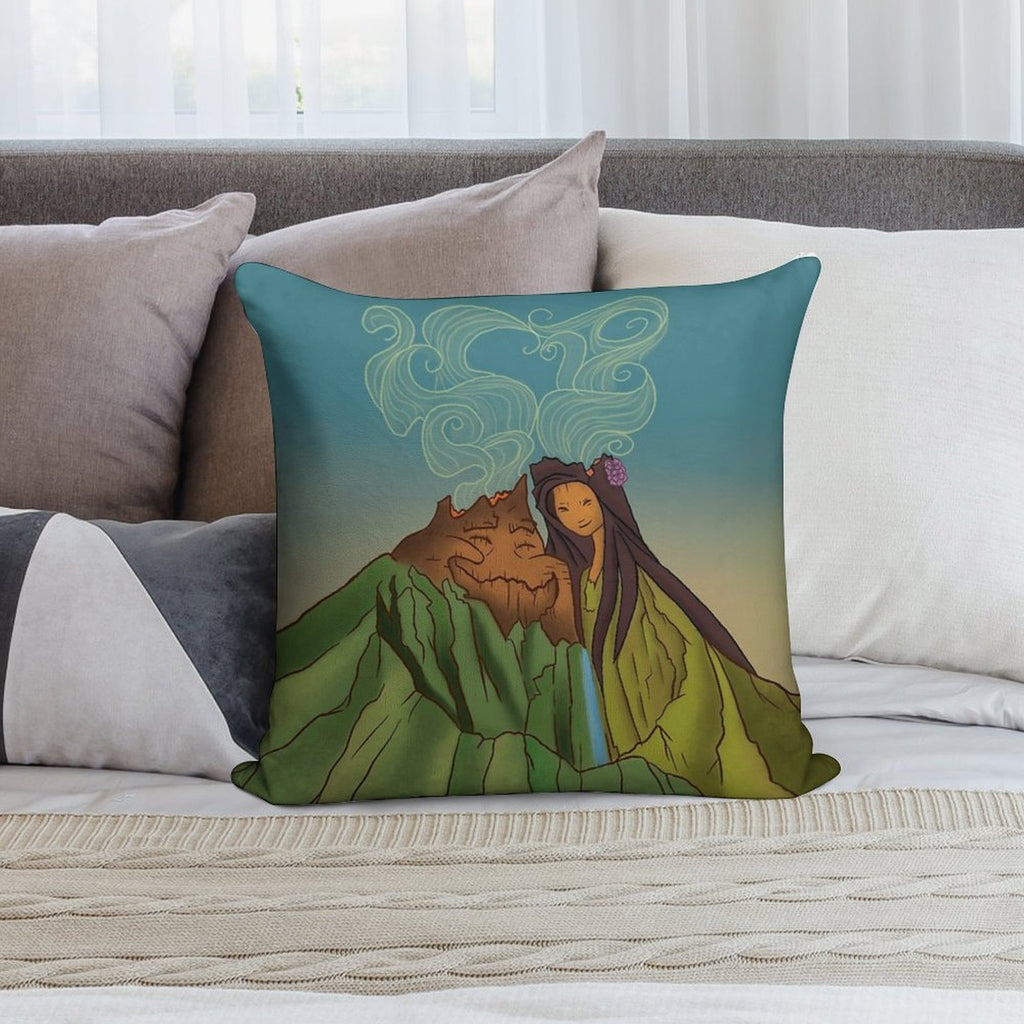 I Lava You! Soft Hidden Zipper Throw Pillow