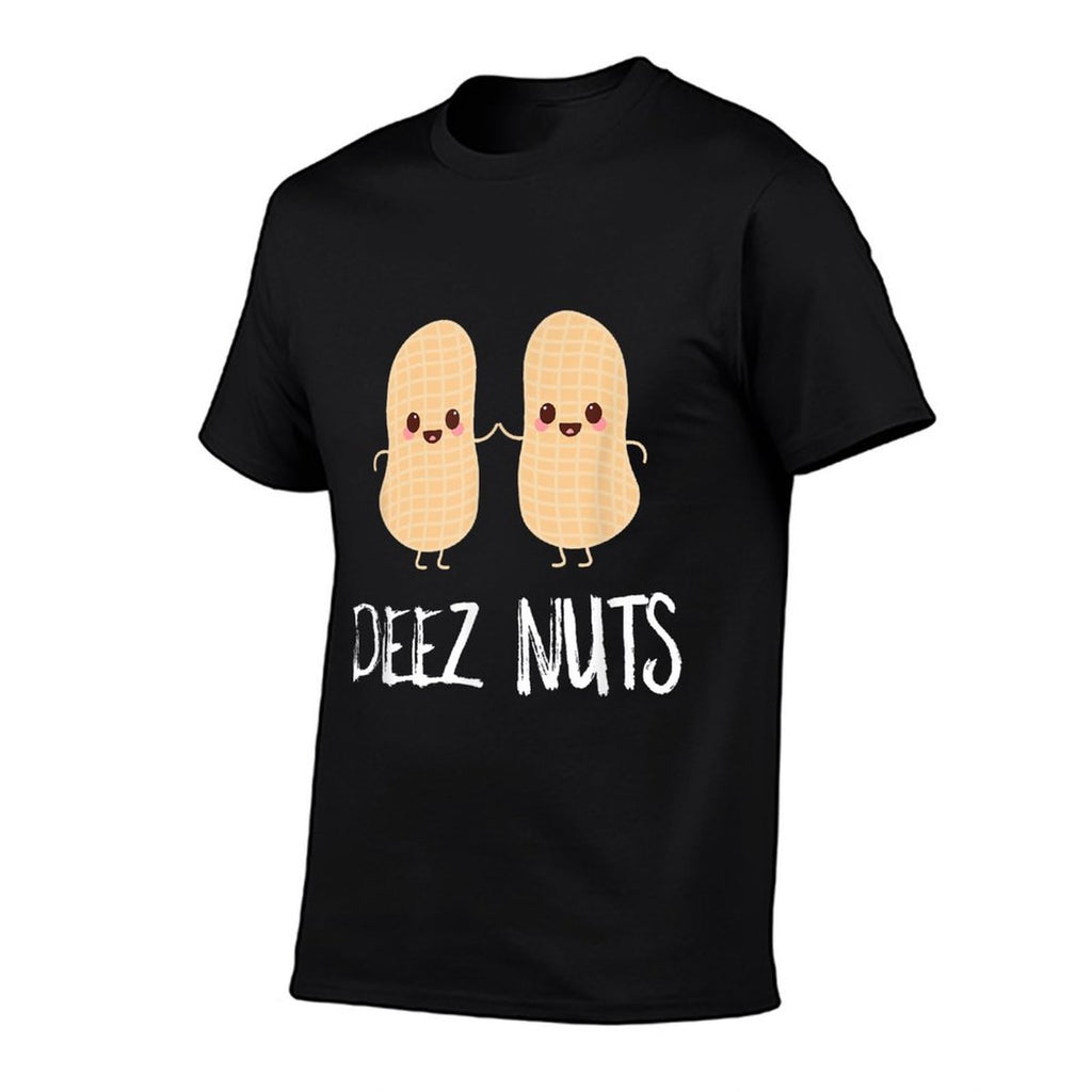 Peanut Food Funny Kawaii Cute Meme Deez Nuts Joke Gift  Rolled Sleeves T-Shirt