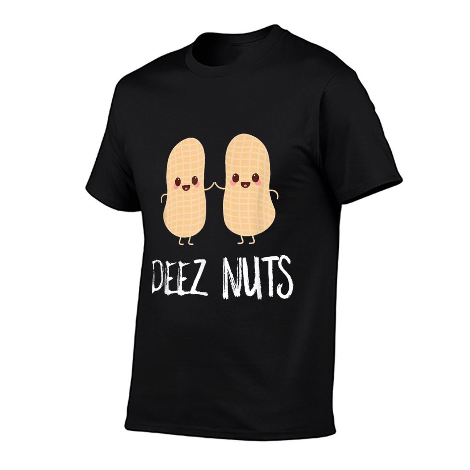 Peanut Food Funny Kawaii Cute Meme Deez Nuts Joke Gift  Rolled Sleeves T-Shirt