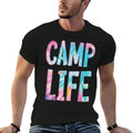 Camp Life Tie-Die Summer Top for Girls Summer Camp  Vintage-inspired T-Shirt