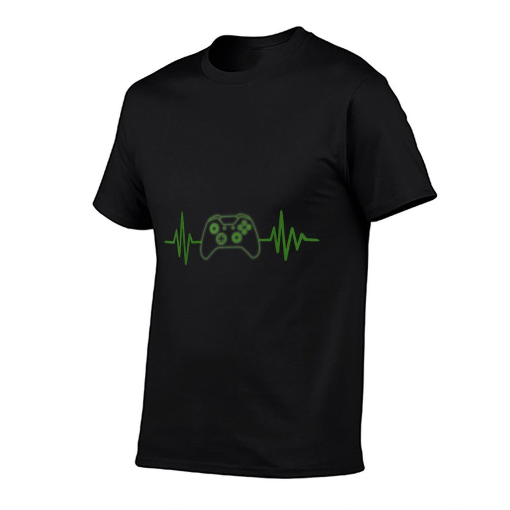 GAMING 365 Gamer Heartbeat For Video Game Players  Tagless Design T-Shirt