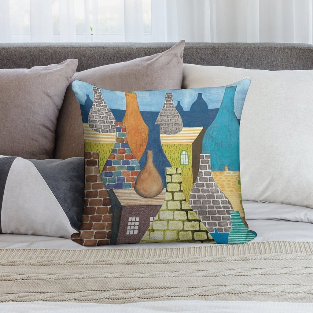 STOKE ON TRENT POTTERIES Soft Warmth Comfort Throw Pillow