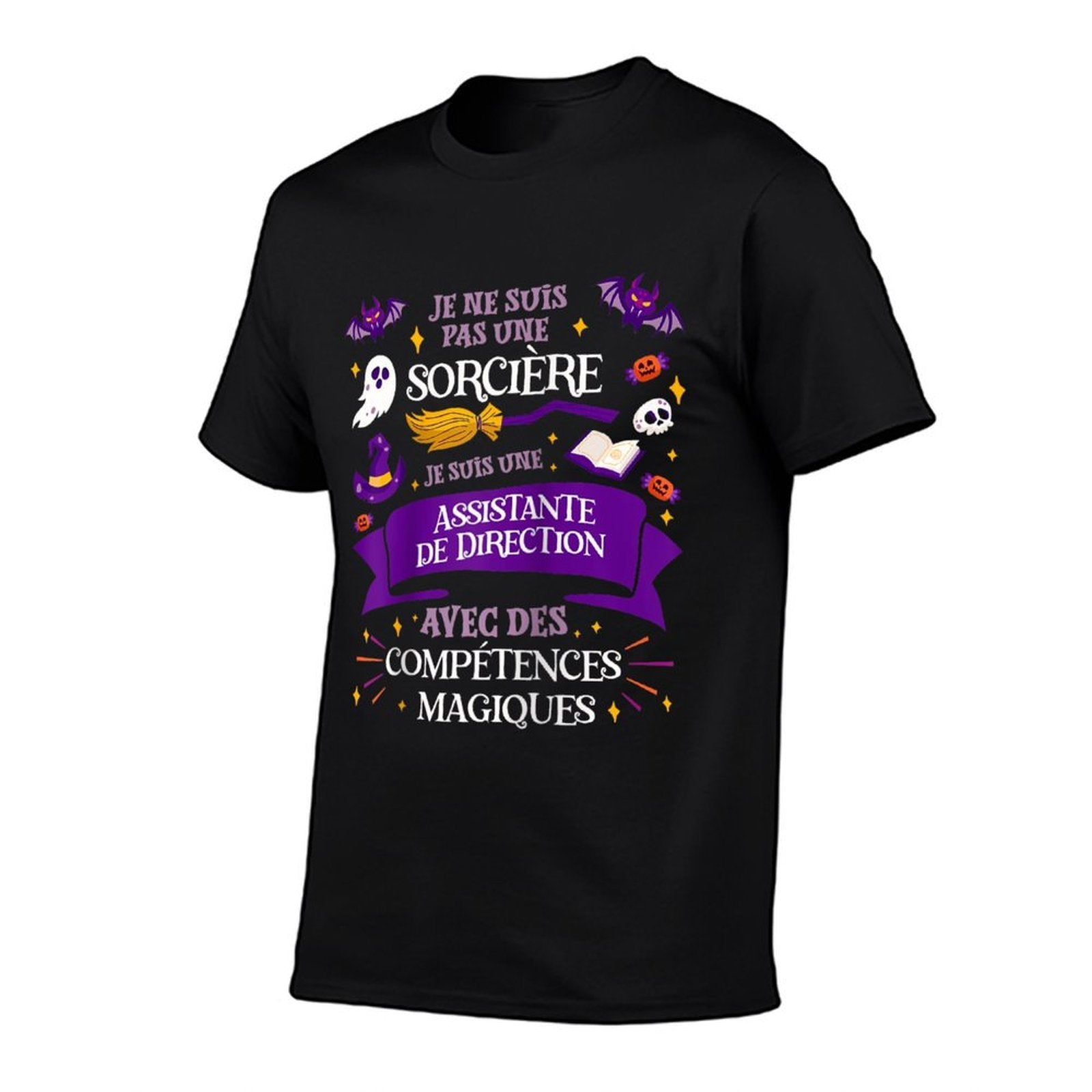 Pas Une Sorcière Je Suis Une Assistante De Direction Cadeau Raglan Baseball  Soft T-Shirt