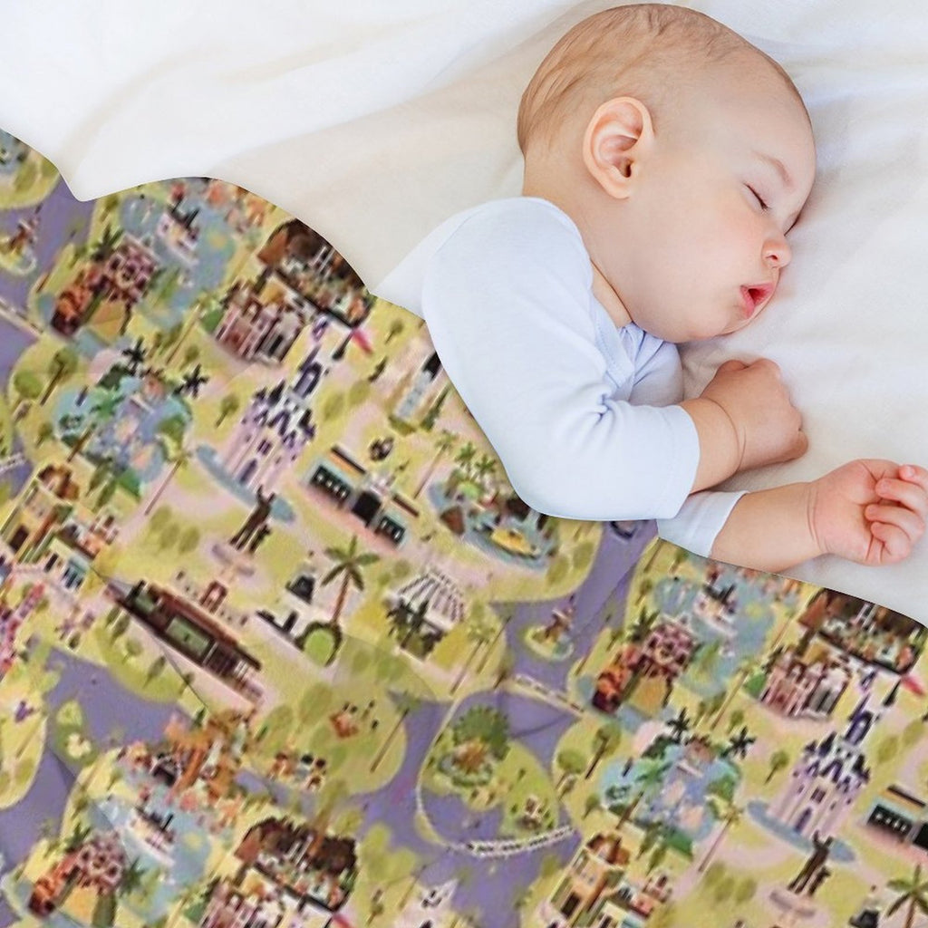 A Walk in The Park Plush Throw Blanket