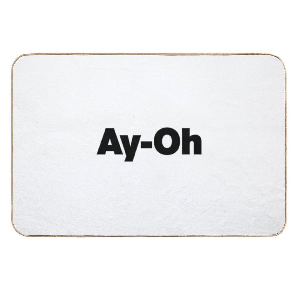 AyOh  Live Aid Queen Freddie Mercury  Black  Absorbent Bath Mat