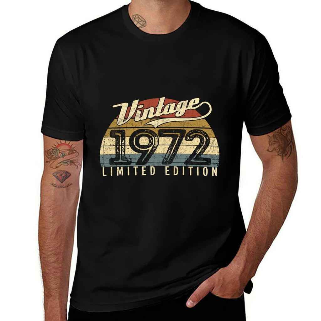 Vintage 1972 Limited Edition 50 Years Old 50th Birthday  Vintage-inspired T-Shirt