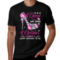 Womens Queens Are Born in October 1969 T 50th Birthday Gift  Oversized Silhouette T-Shirt