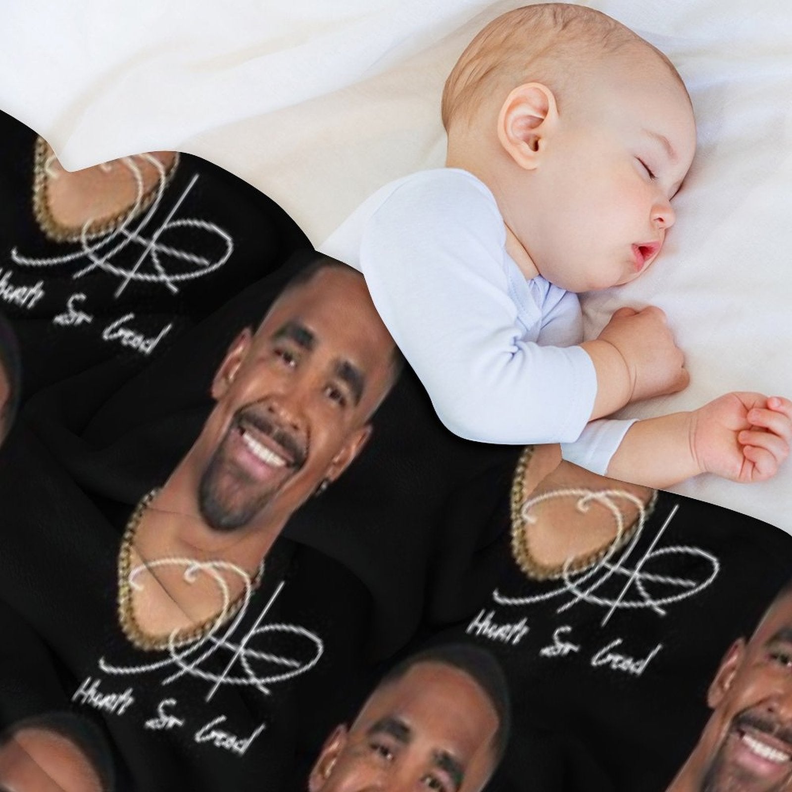 Jalen Hurts So Good Vintage 90s Machine-washable Throw Blanket