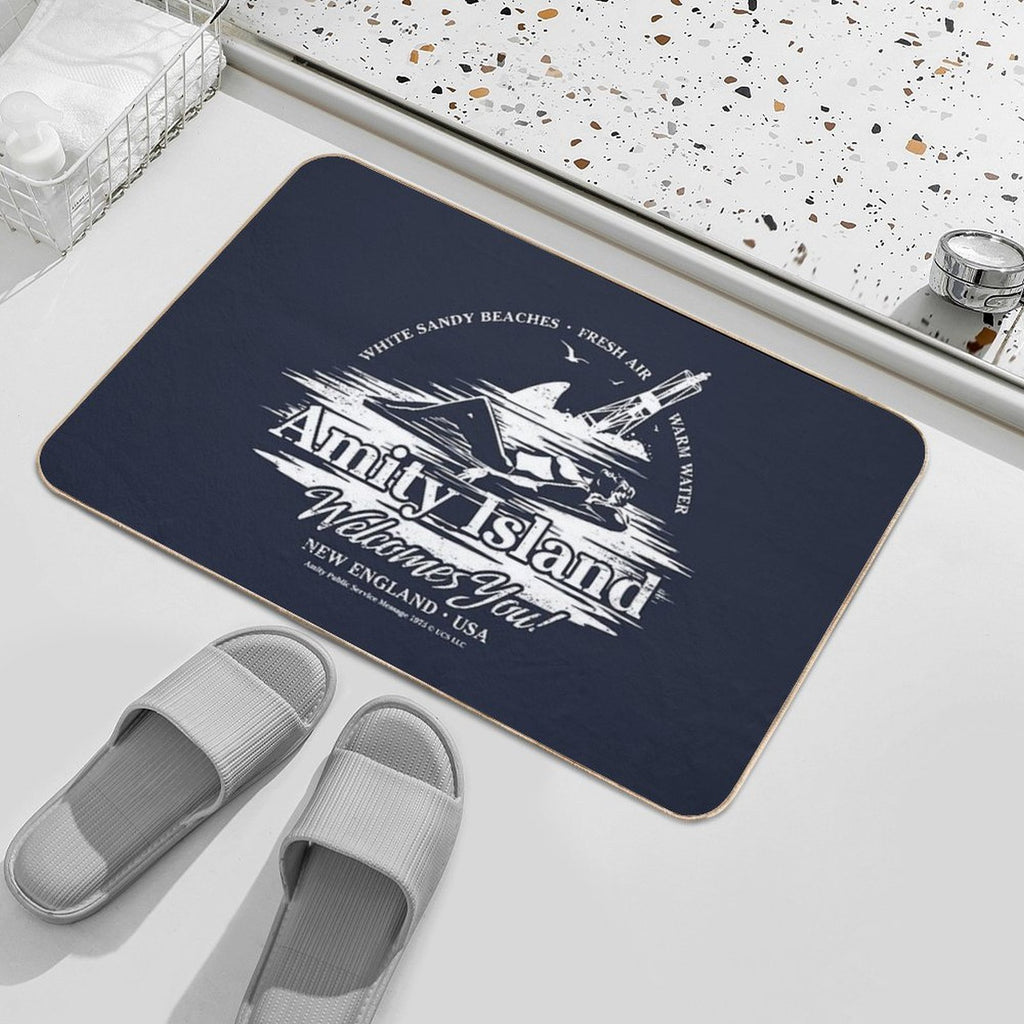 Amity Island  Easy Maintenance Bath Mat