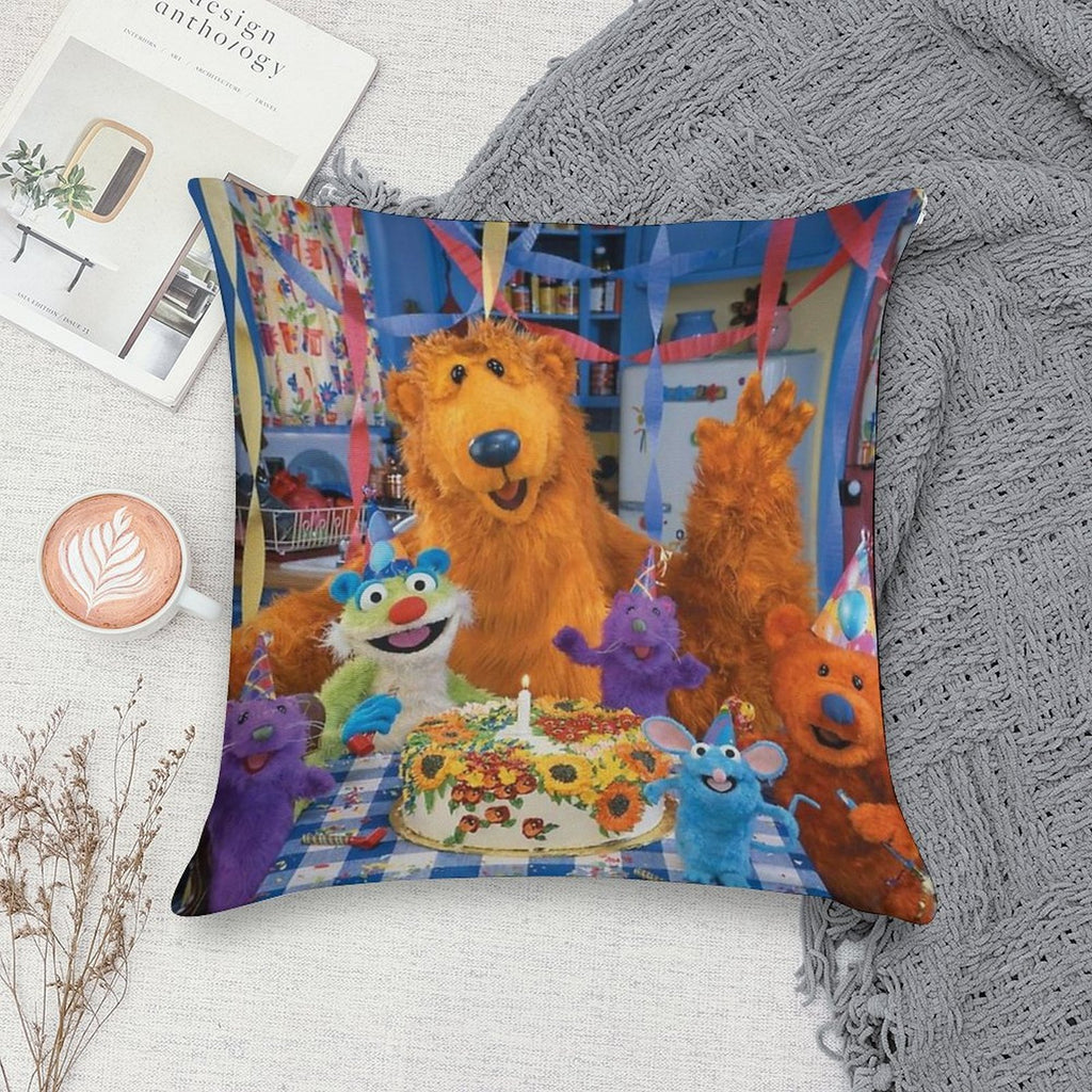 Bear in The Big Blue House Soft Style Accent Throw Pillow