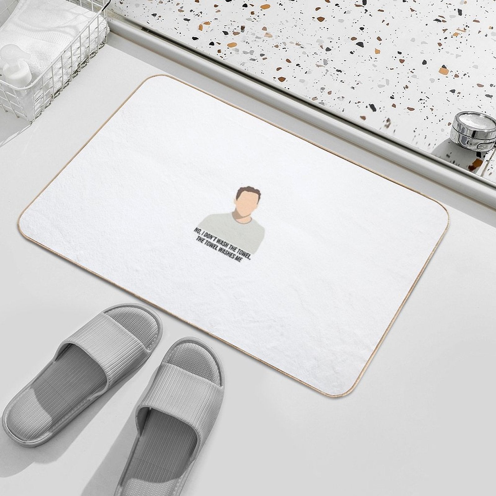 New Girl Nick I Don’t Wash The Towel  Rapid-Drying Bath Mat