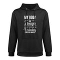 My Body Is A Temple Ancient Crumbling Probably Cursed Meme Durable Construction Hoodie