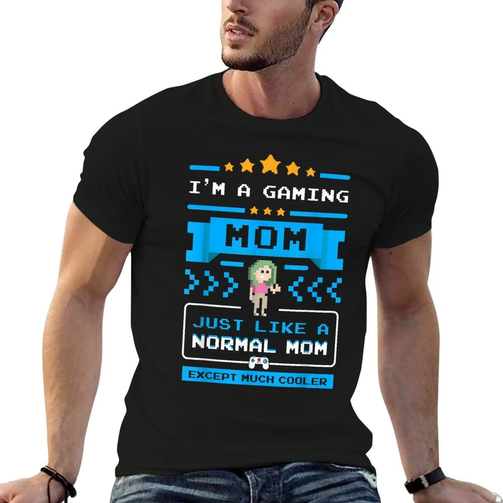 Im A Gaming Mom Funny New Mom Gamer Pregnancy Announcement  Affordable Price T-Shirt
