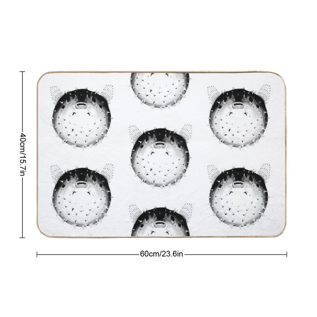 Puffer Fish  Versatile Bath Mat