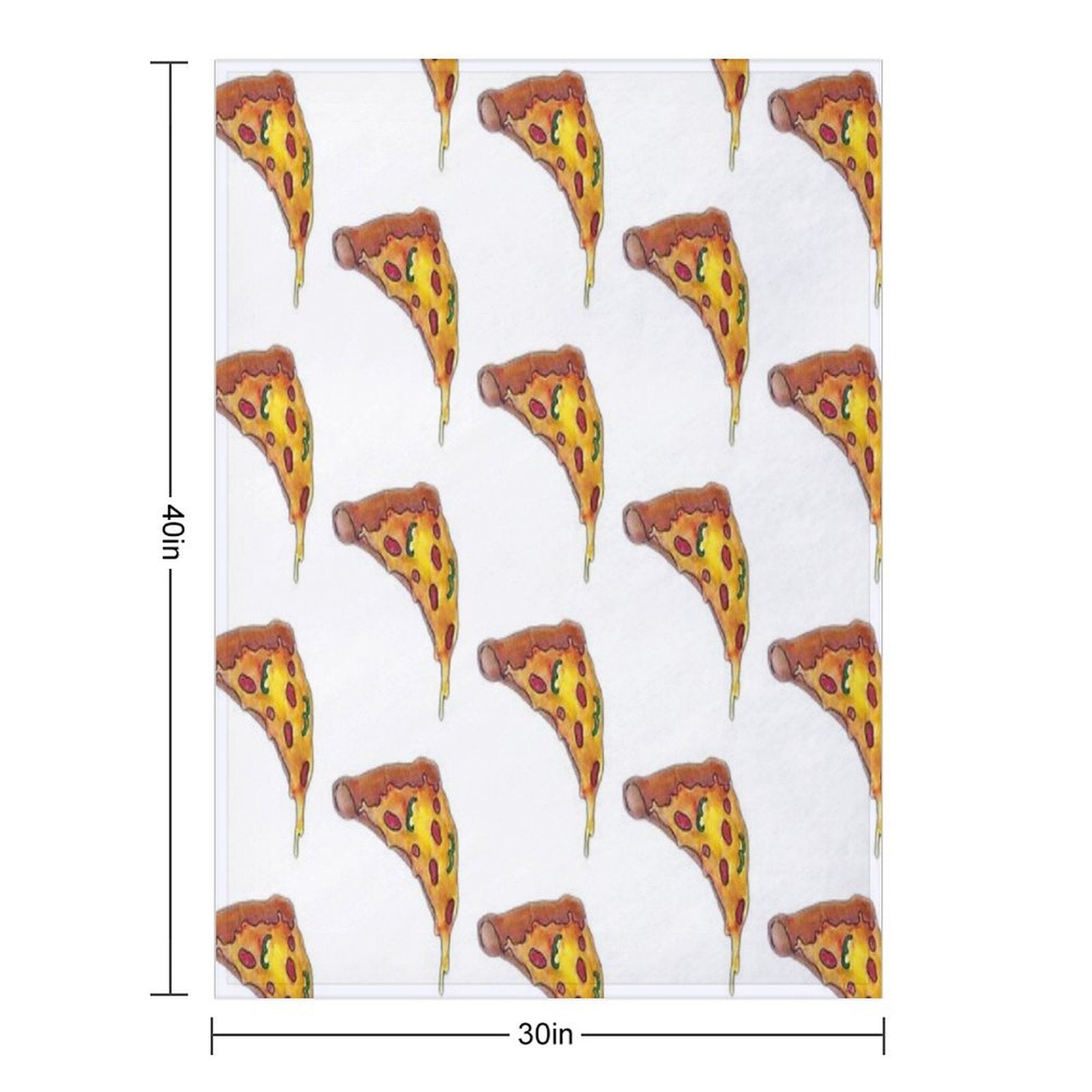 Pizza Slice Lightweight Throw Blanket