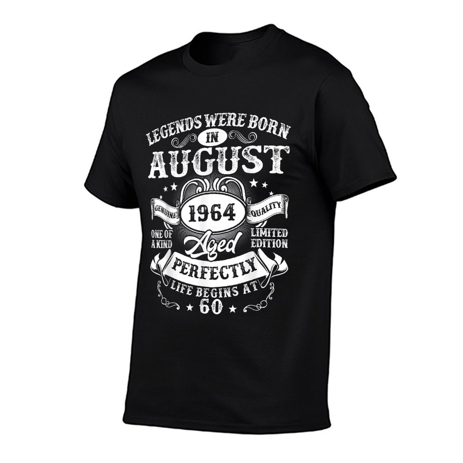 Legends Were Born in August 1964 Vintage 60th Birthday Men  Stretchy T-Shirt