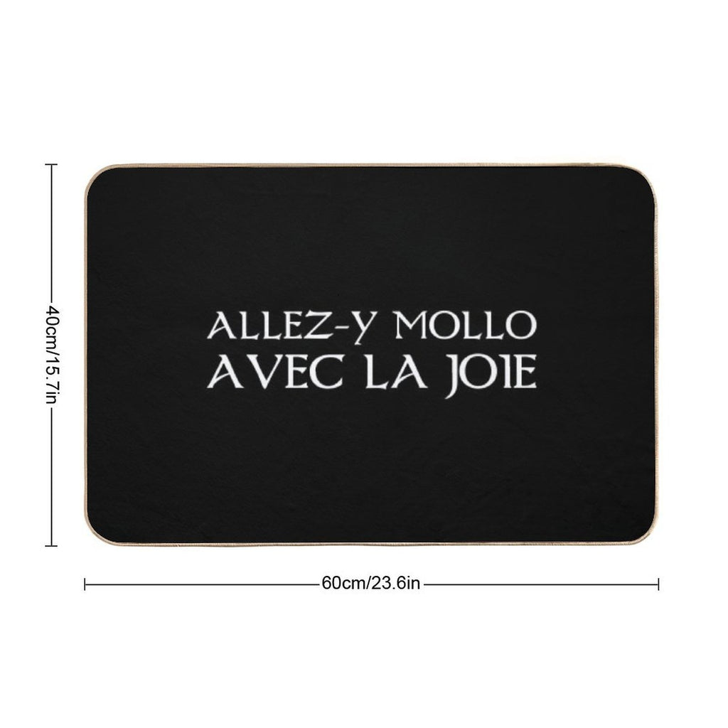 Kaamelott - Take It Easy with Joy  Fade-Resistant Bath Mat
