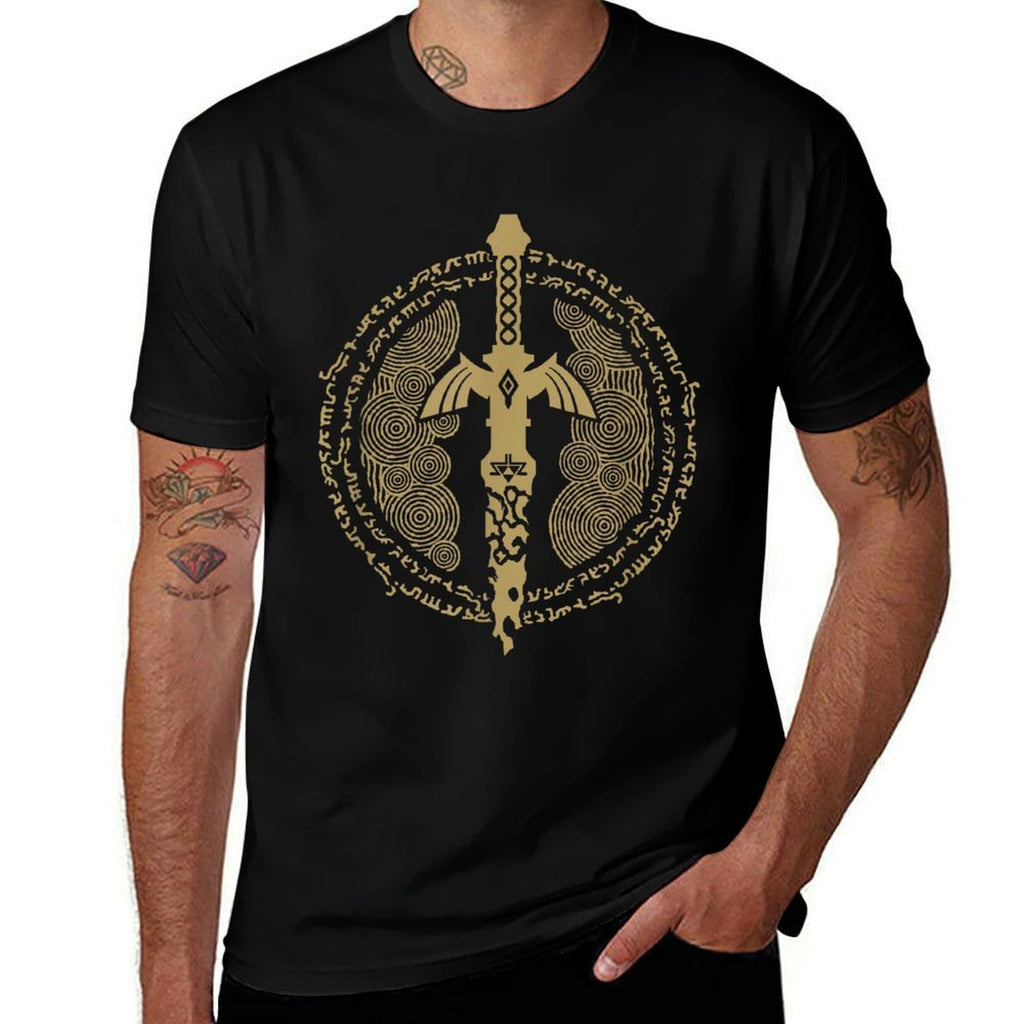 The Legend of Zelda Tears Of The Kingdom Master Sword Logo  Soft T-Shirt