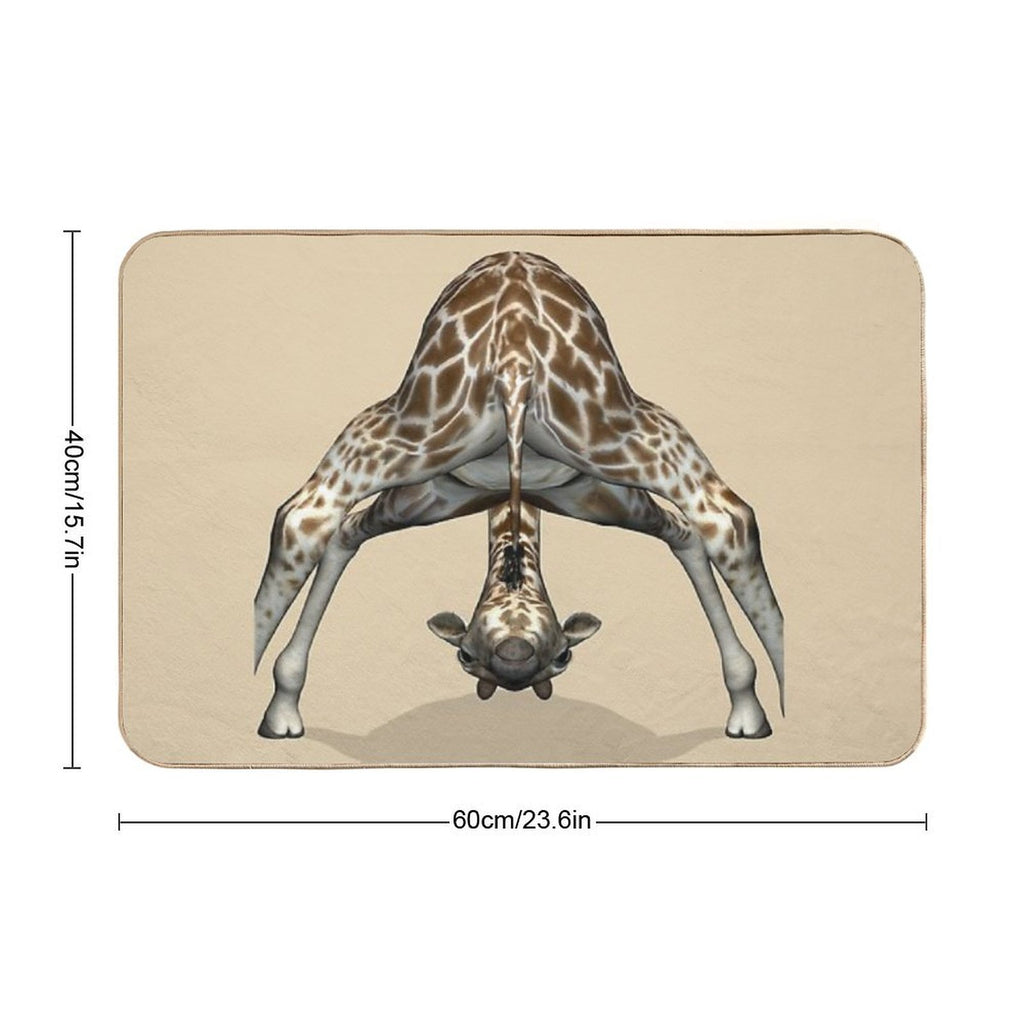 Childish Giraffe  Odorless Bath Mat