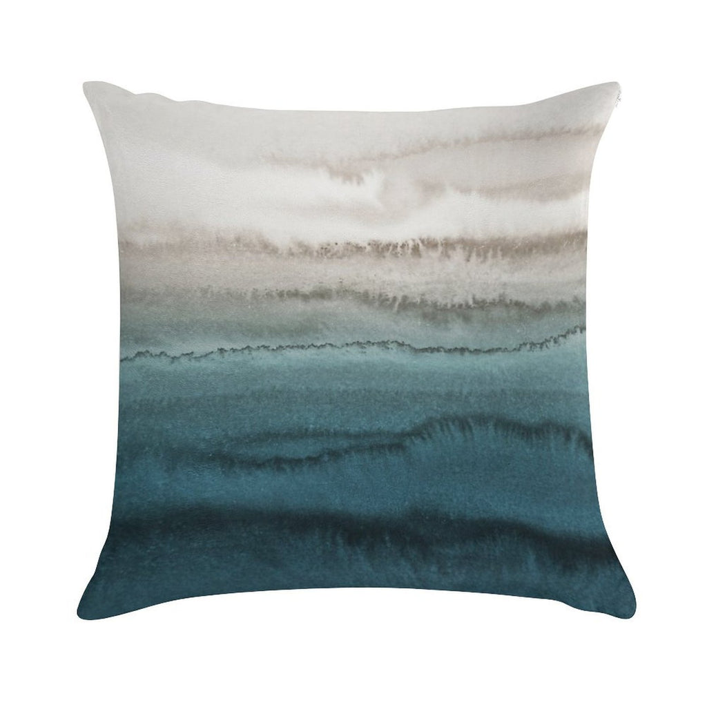 WITHIN THE TIDES - CRASHING WAVES Soft Hidden Zipper Throw Pillow
