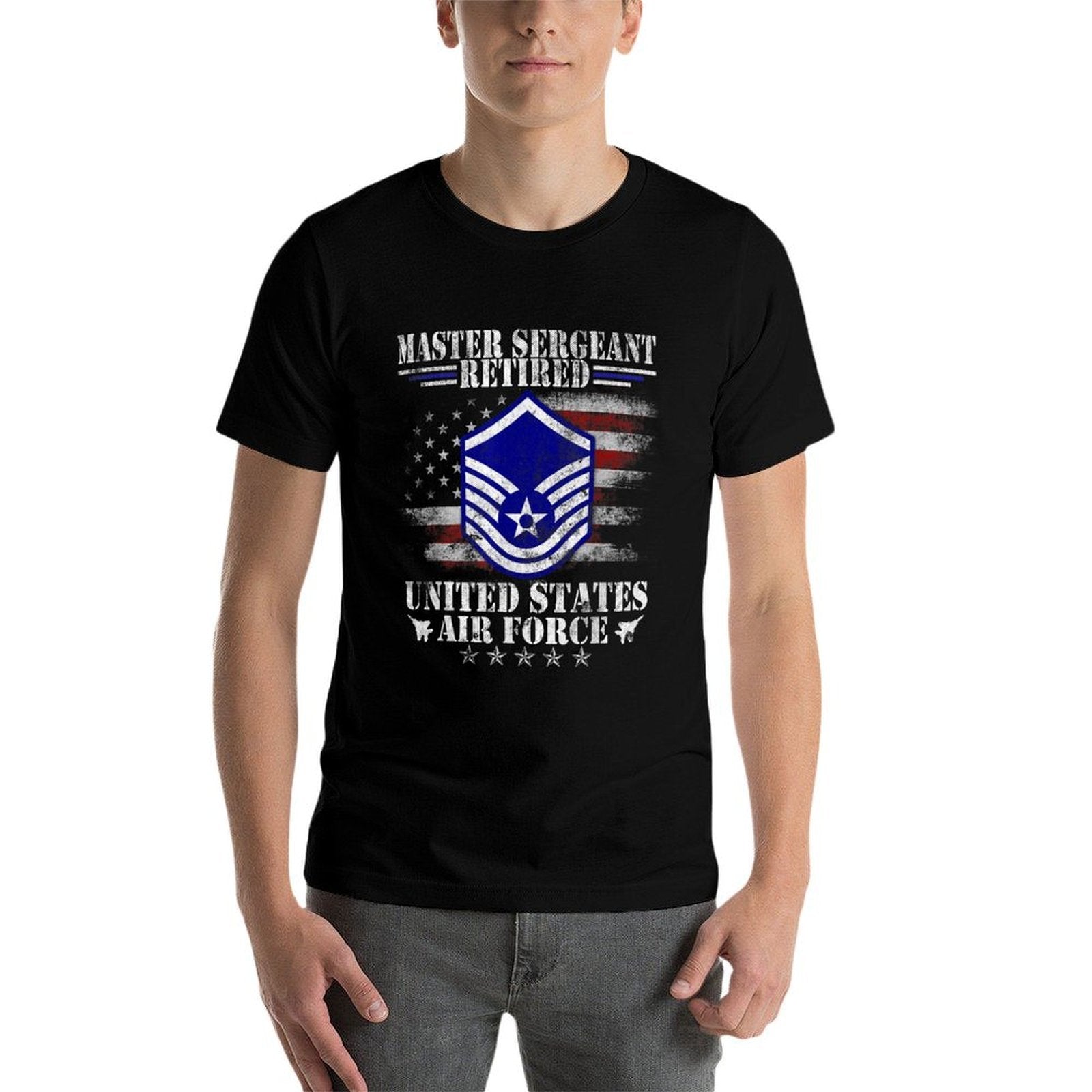 Master Sergeant Retired Air Force Military Retirement Gifts  Odor-resistant T-Shirt