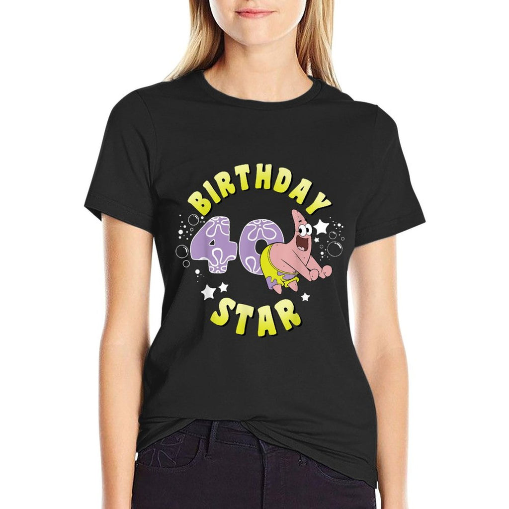 Nickelodeon SpongeBob SquarePants Patrick Star 40th Birthday  Lightweight T-Shirt