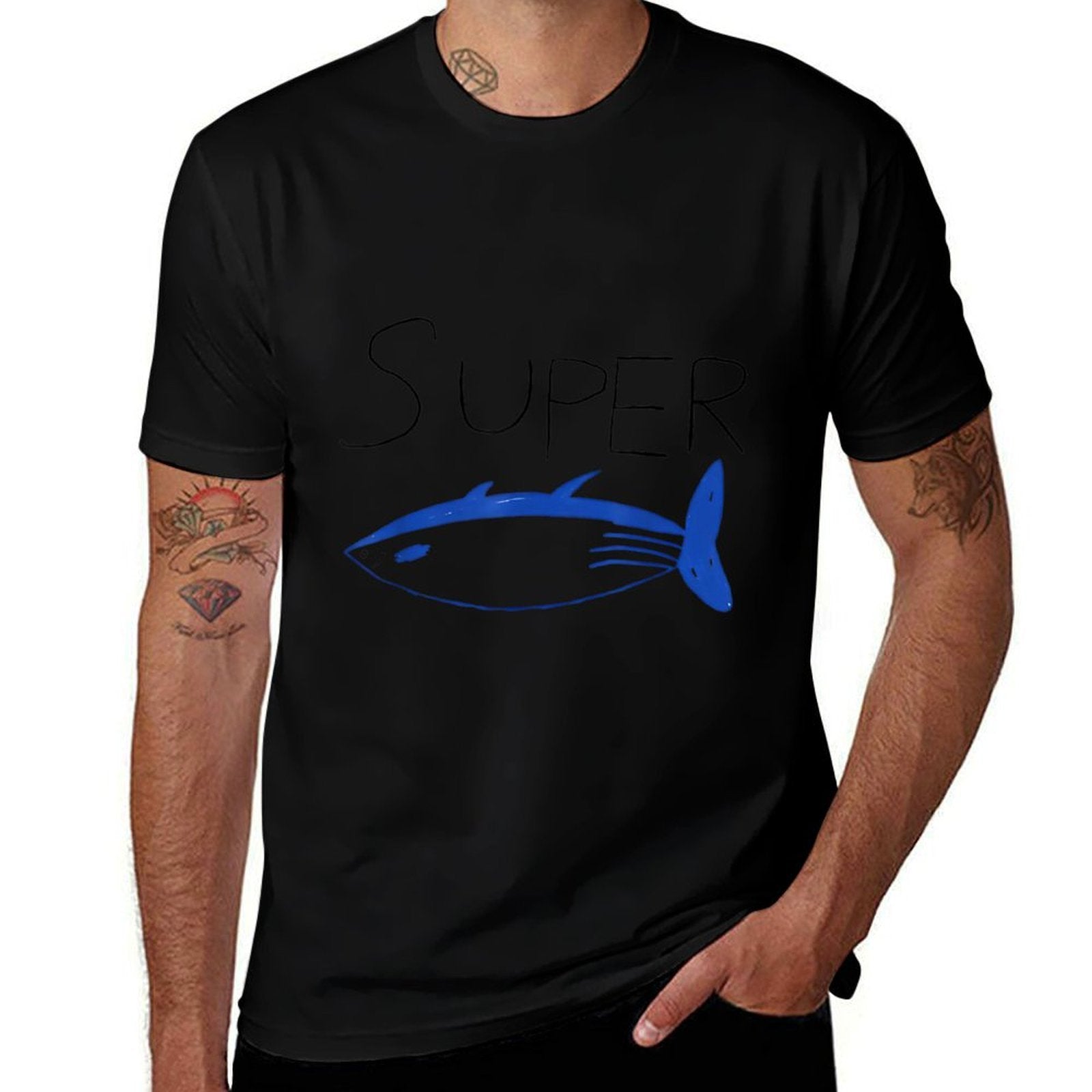 Super Tuna Tuna Fish Army Friend Gift, Kpop  Wrinkle-resistant T-Shirt