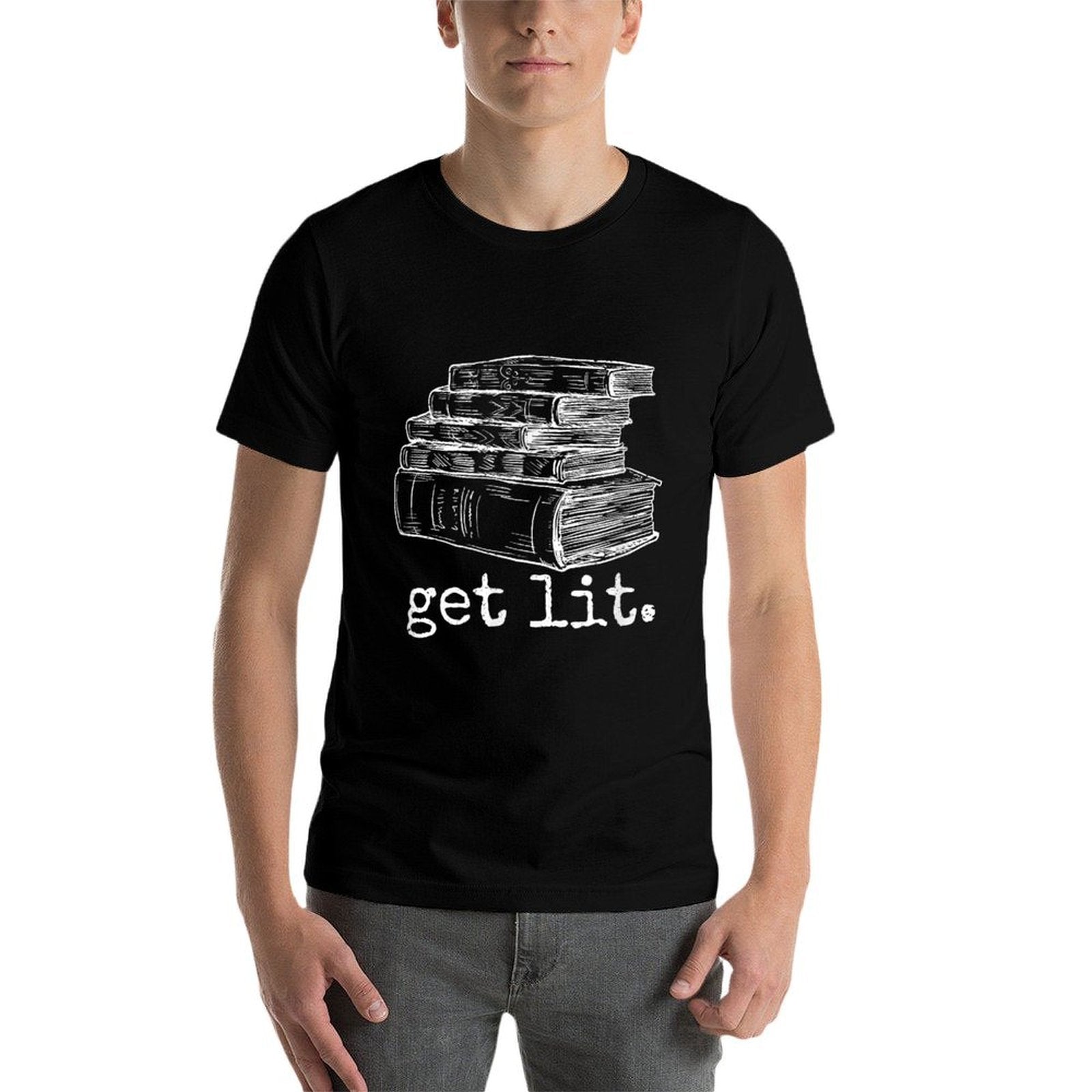 Get Lit with Books Funny Meme - Gift for Book Lover, Reading  Affordable Price T-Shirt