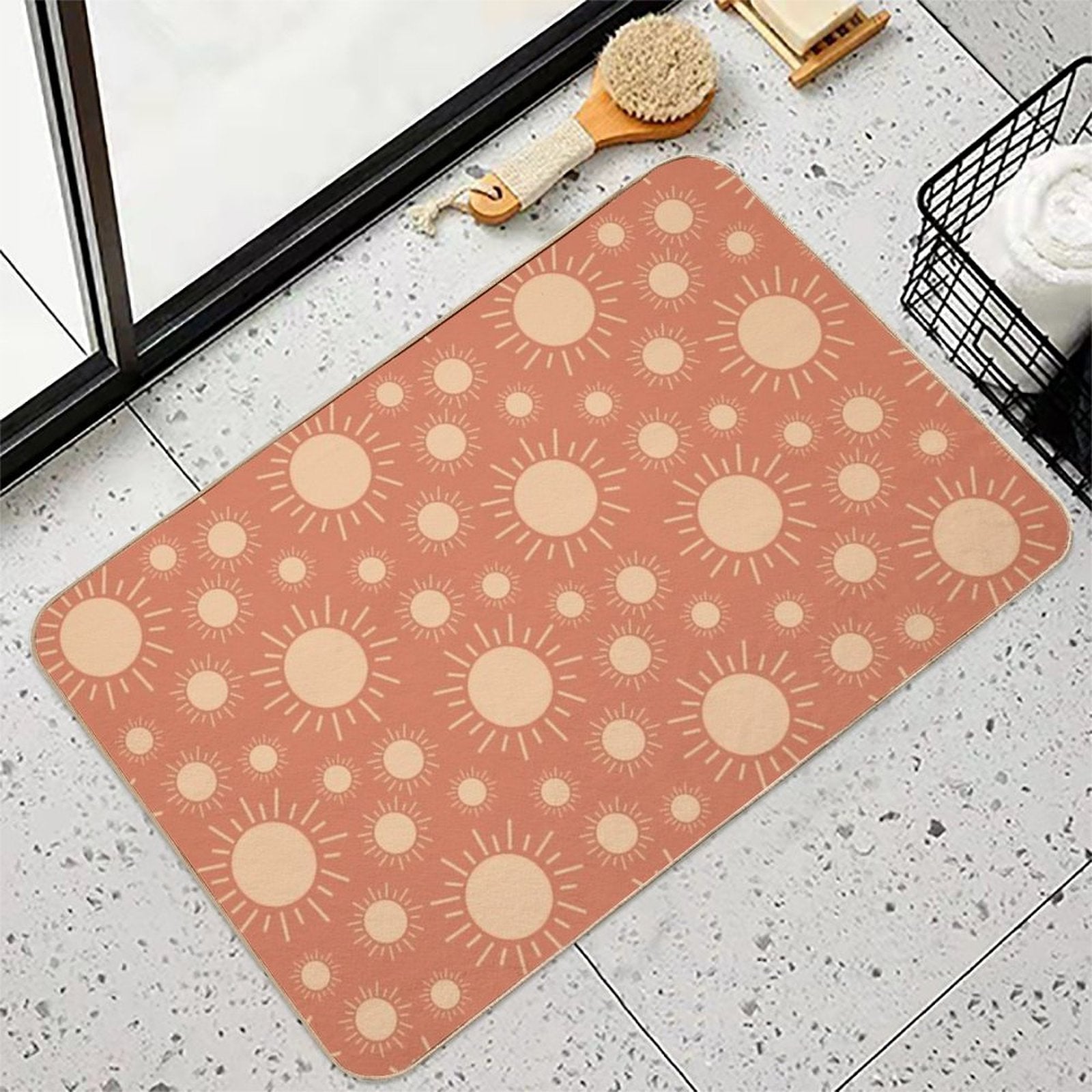 Here Comes The Sunset Durable Bath Mat