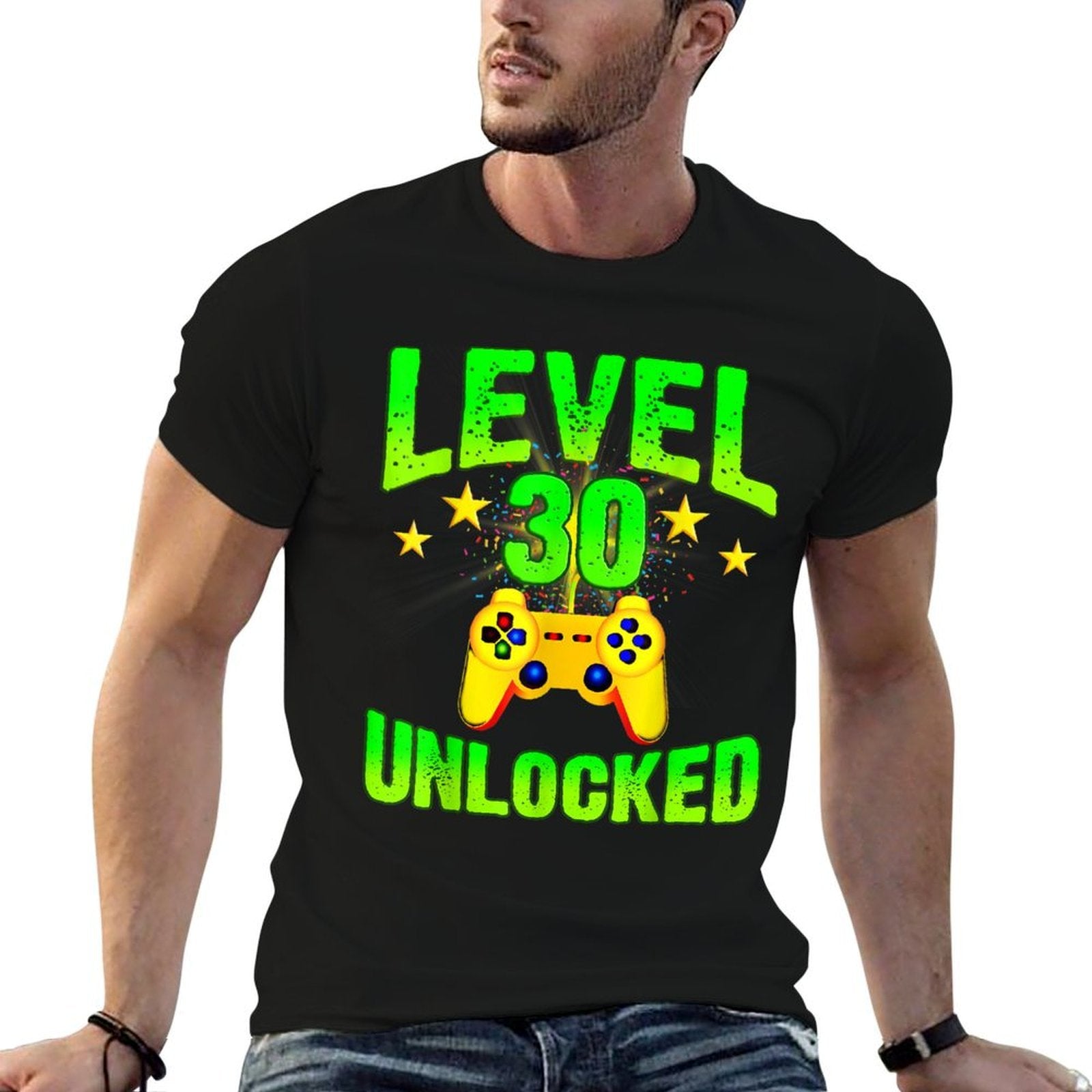 30th Birthday Level 30 Unlocked Birthday Gifts  Lightweight T-Shirt