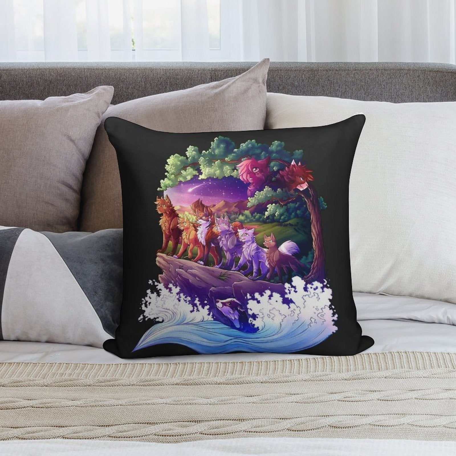 WarriorCats - Series 2 Soft Home Decor Throw Pillow