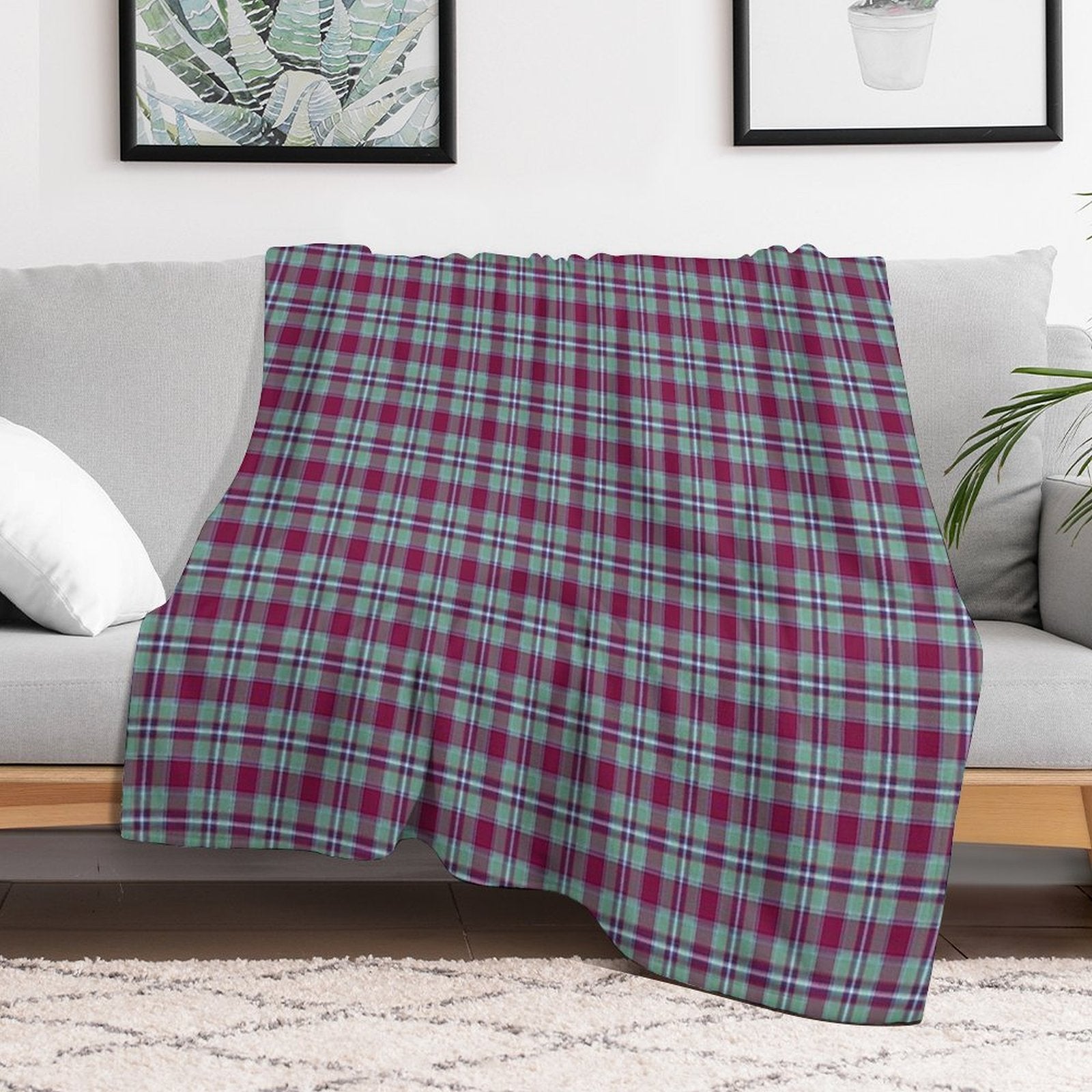 Clan Spence Tartan Travel-friendly Throw Blanket
