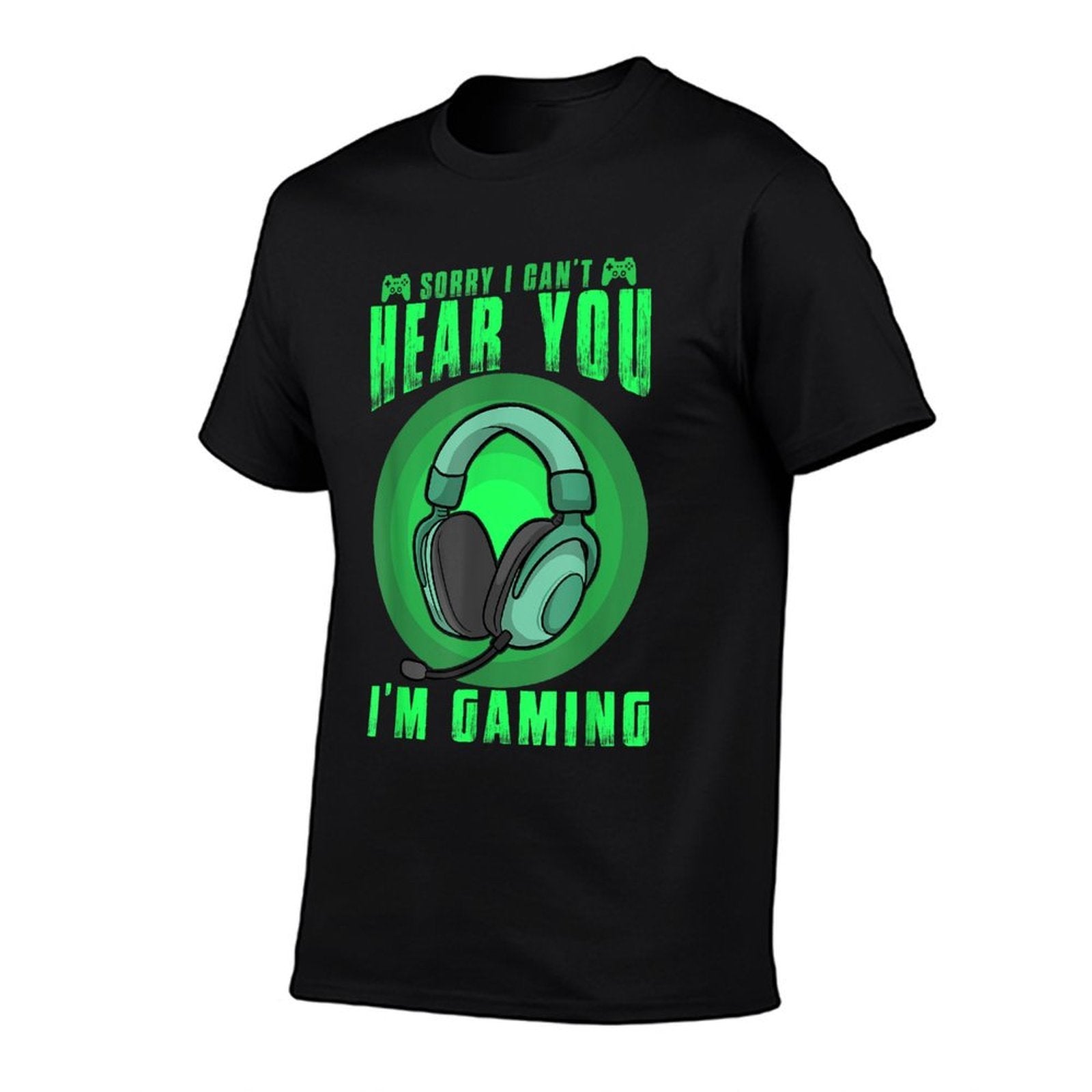Funny Gamer Game Controller Forns Boys Girl Video Gaming  Slim-fit Cut T-Shirt