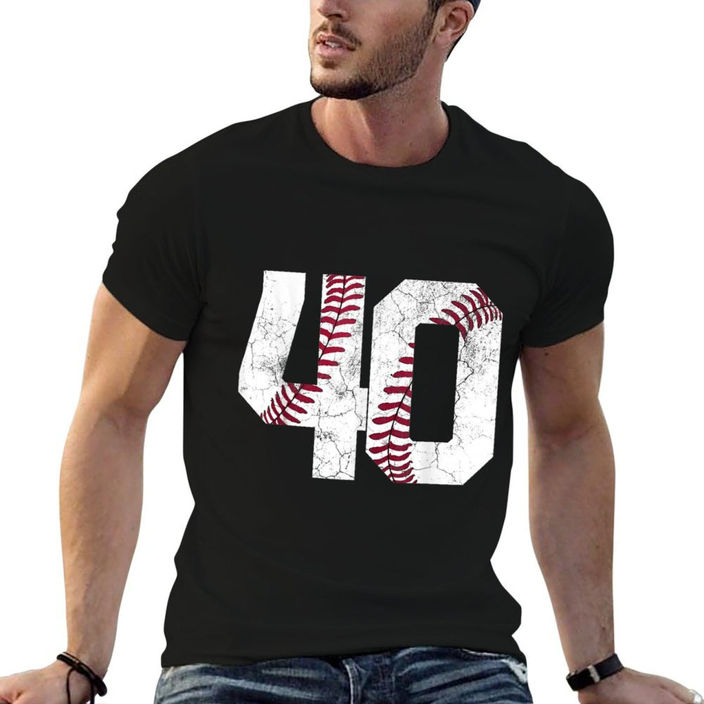 40th Birthday T 1985 Baseball 40 Years Old  High-quality Stitching T-Shirt