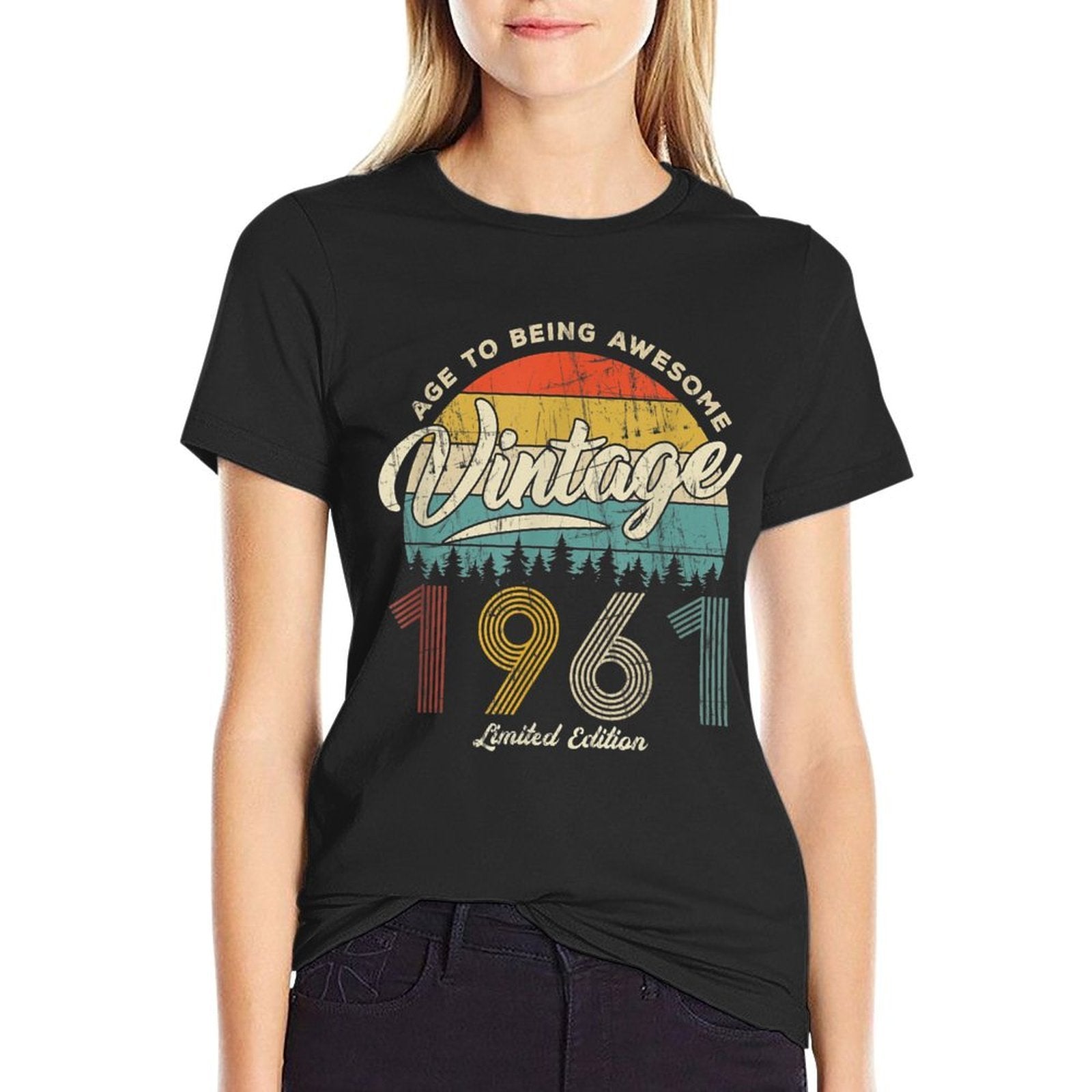 1961 Vintage Birthday Gift Happy 60th Birthday Comfortable T-Shirt