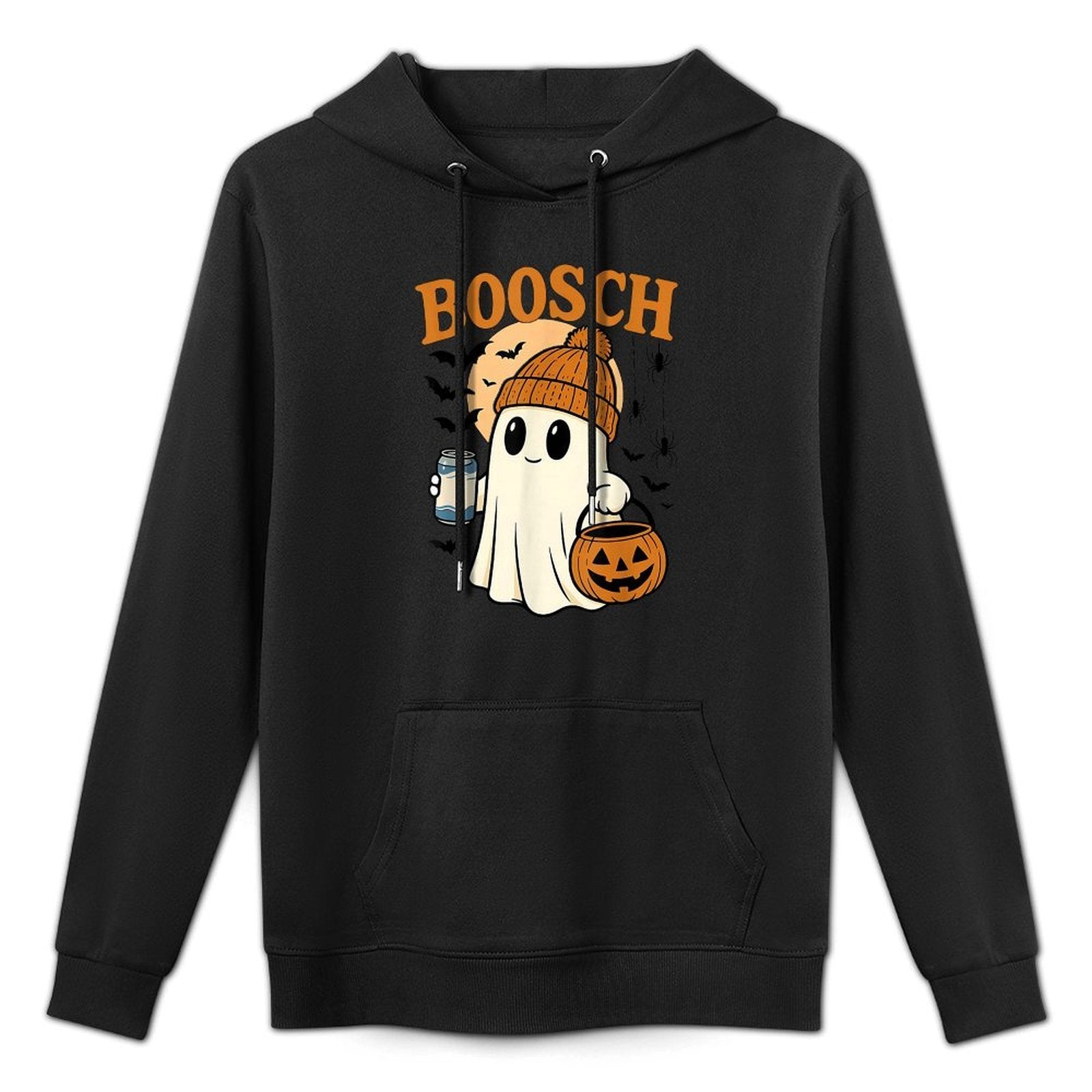 Boosch Light Halloween Ghost Pumpkin Funny Beer Drinking Moisture-Wicking Hoodie