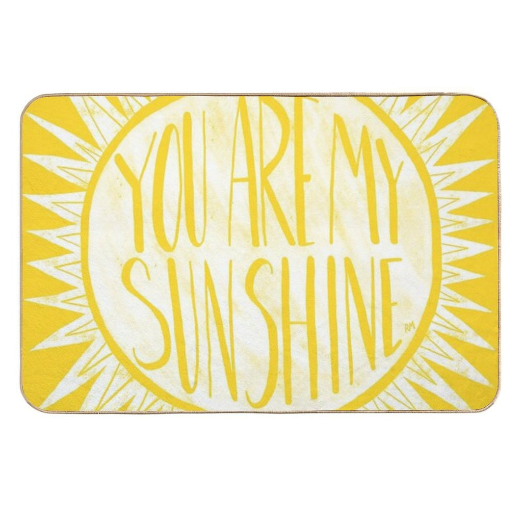 You Are My Sunshine  Repositionable Bath Mat