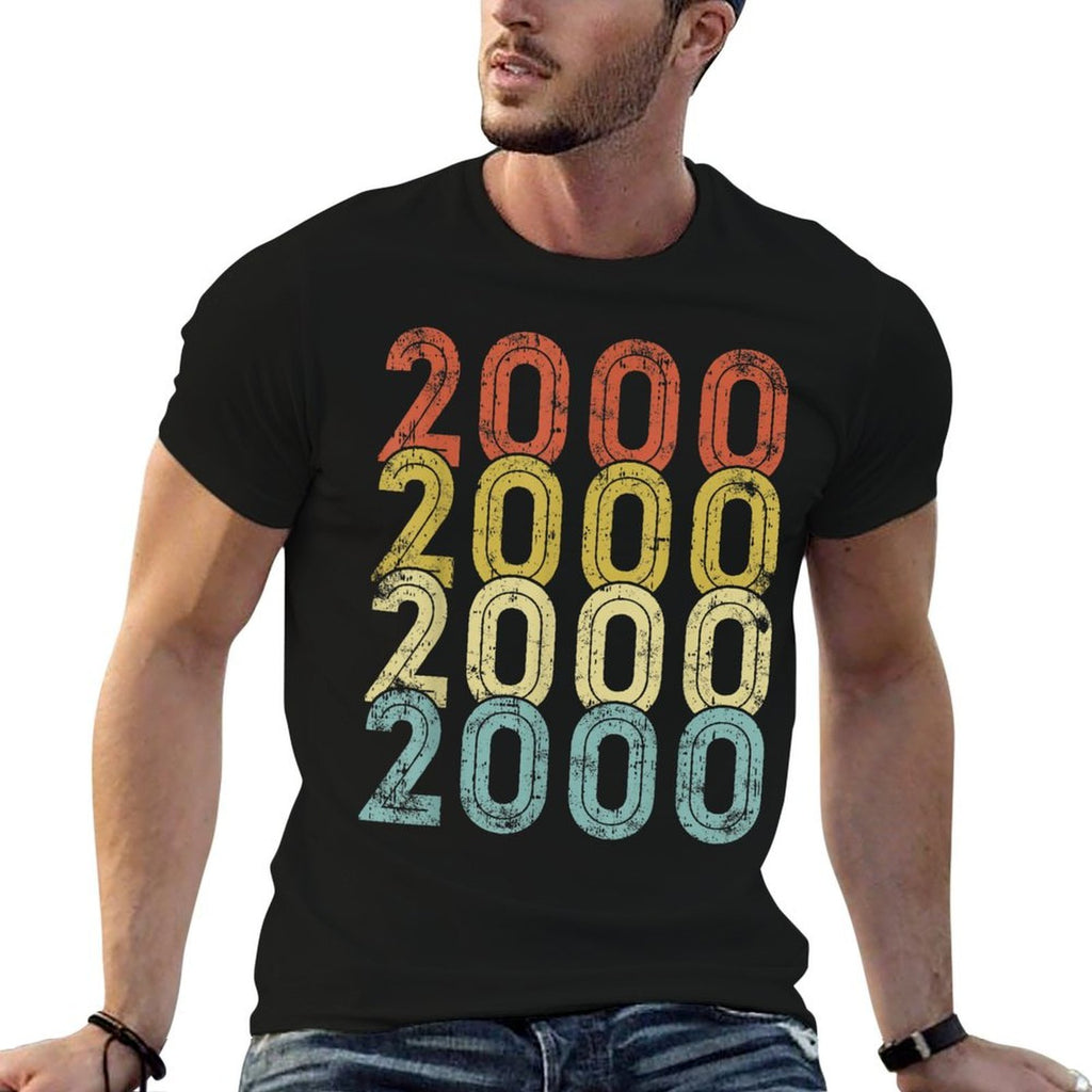 25 Year Old Birthday Vintage 2000 25th Birthday  Odor-resistant T-Shirt