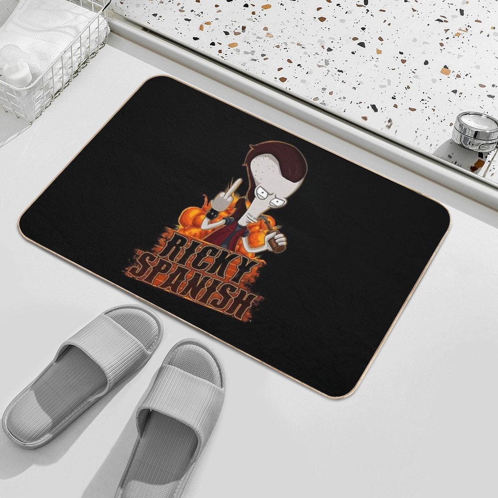 Ricky Spanish Durable Bath Mat