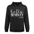 Hello Seventy Est.1954, 70 Year Old Women 70th Birthday Versatile Streetwear Hoodie